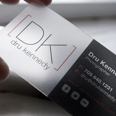 custom plastic business cards