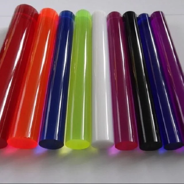 acrylic rod crystal pmma colorful acrylic