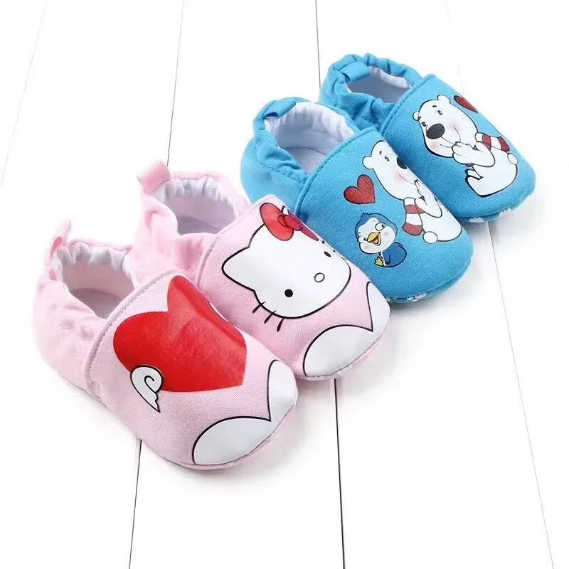 Оптовая продажа, комфортная обувь для младенцев, весна-осень, хлопковая детская обувь, детская обувь