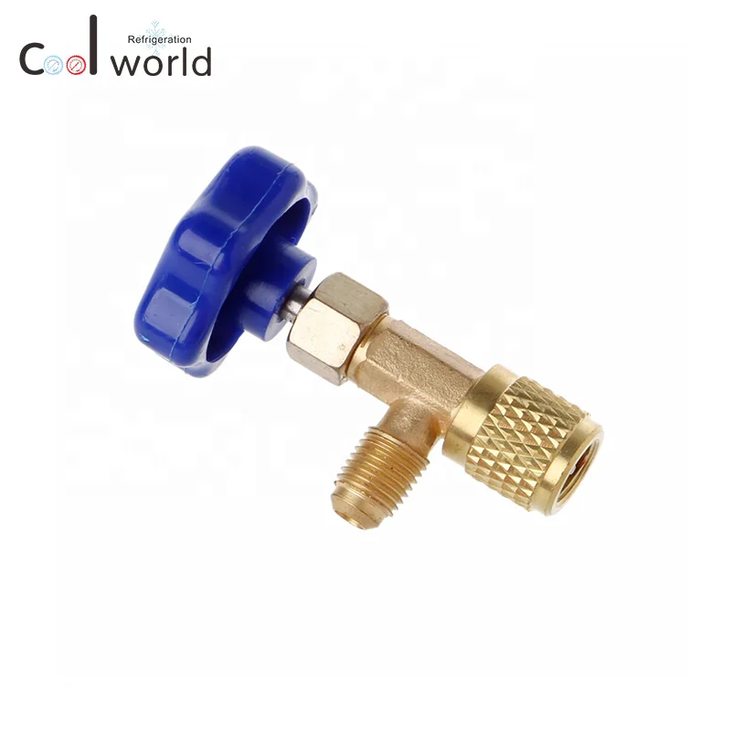 VALVOLA REFRIGERANTE R134A climatizzatore apribottiglie refrigerante strumento EUR 6,85