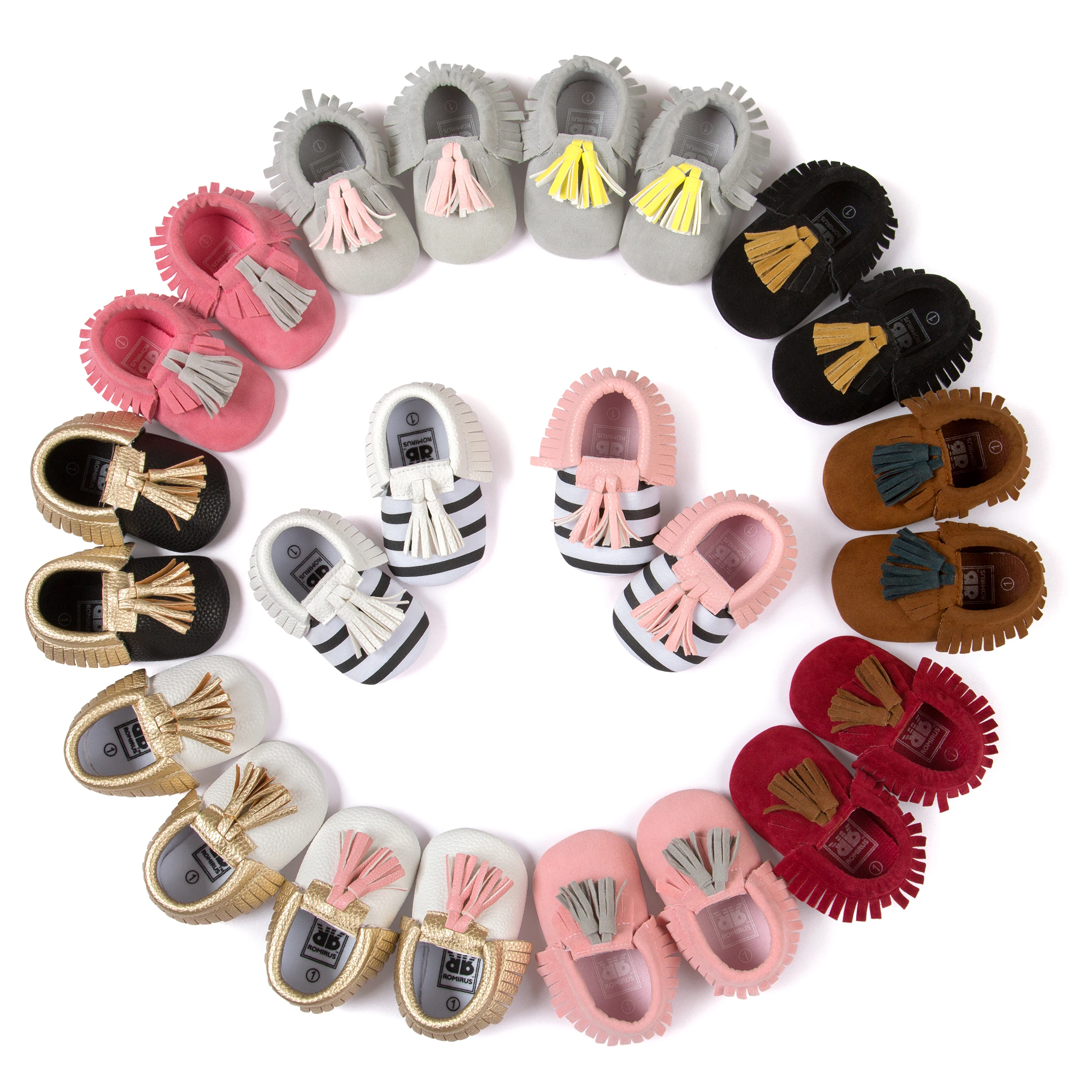 Free Shipping New Arrivals Fringed Moccasins Baby Toddler Shoes Fashion Girls Newborn Babies Shoes First Walkers
