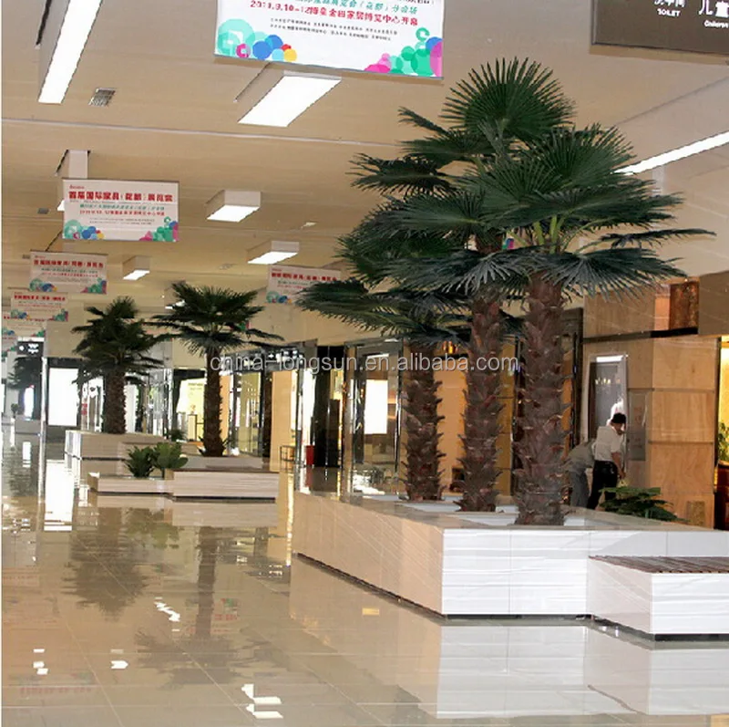 WS16032501 вечеринку декоративные большие комнатные искусственные пальмы для ландшафтного дизайна