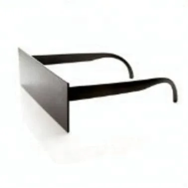 One-Piece Alien Sunglasses with Black Bar Design