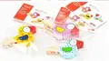 3pcs wooden colorful bird whistling baby kids music instrumental whistle children educational toys Free shipping