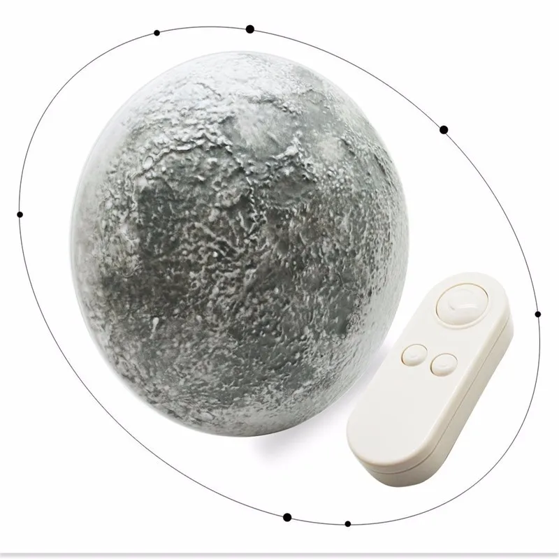 Simulazione Rilassante Moon Lampada Da Parete Con Telecomando Luce Notturna  Lunare Curativa Interni/Esterni Corridoio Camera Da Letto Corridoio Portico  Da 15,97 €