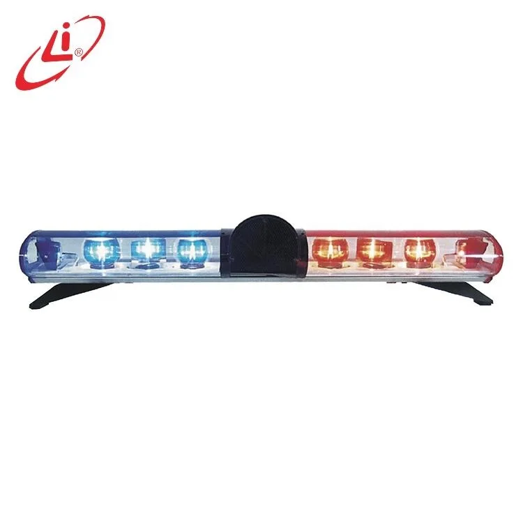 LYAF 12V Clear Rotating Warning Light Rotating Full Lightbar for Car