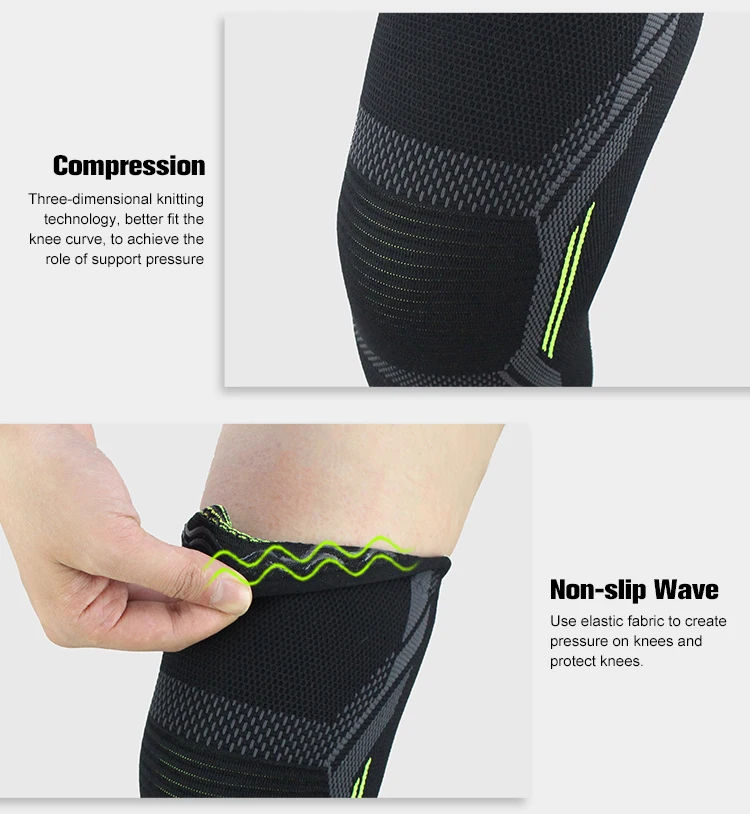 Mkas Modern Design Customized Pro Sport Knee Support Brace For Running