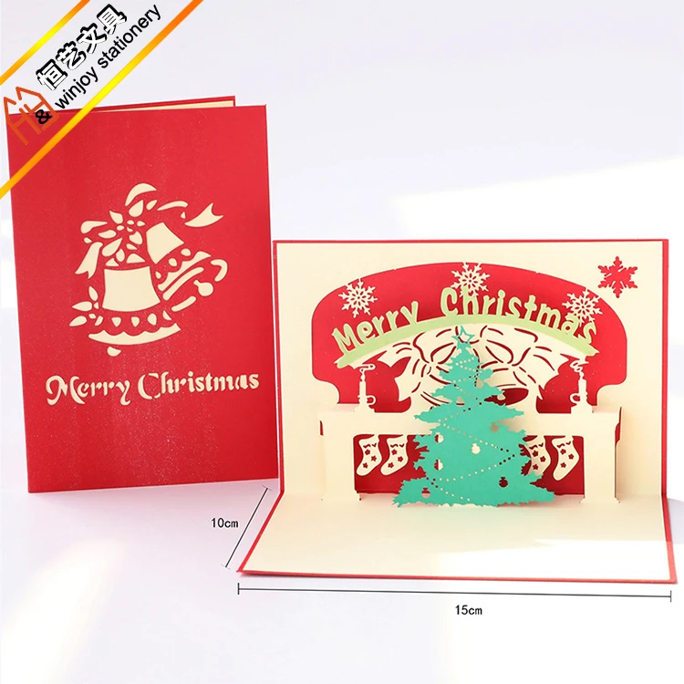Carte De Vœux De Noel Stereoscopique 3d Buy Faire La Carte De Noel 3d Cartes De Voeux De Noel Carte De Voeux De Noel De Mode Product On Alibaba Com