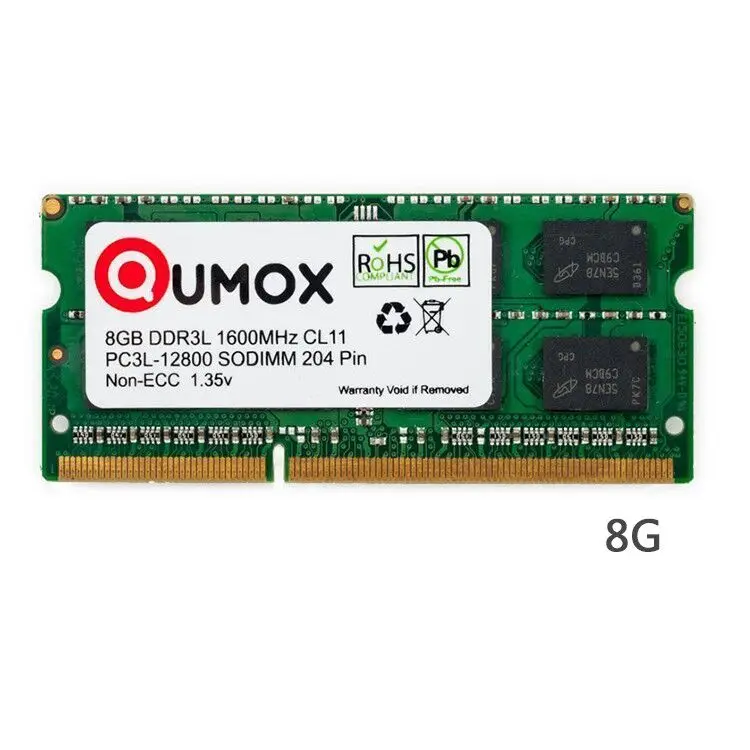 Qumox 8 Gb 4 Pin Ddr3l 1600 So Dimm 1600mhz Pc3l s Cl11 1 35v Low Voltage Laptop Buy Qumox 8gb Ddr3 Ddr3 Ram 1600mhz 8gb Ddr3 8gb 1600mhz Laptop Product On Alibaba Com