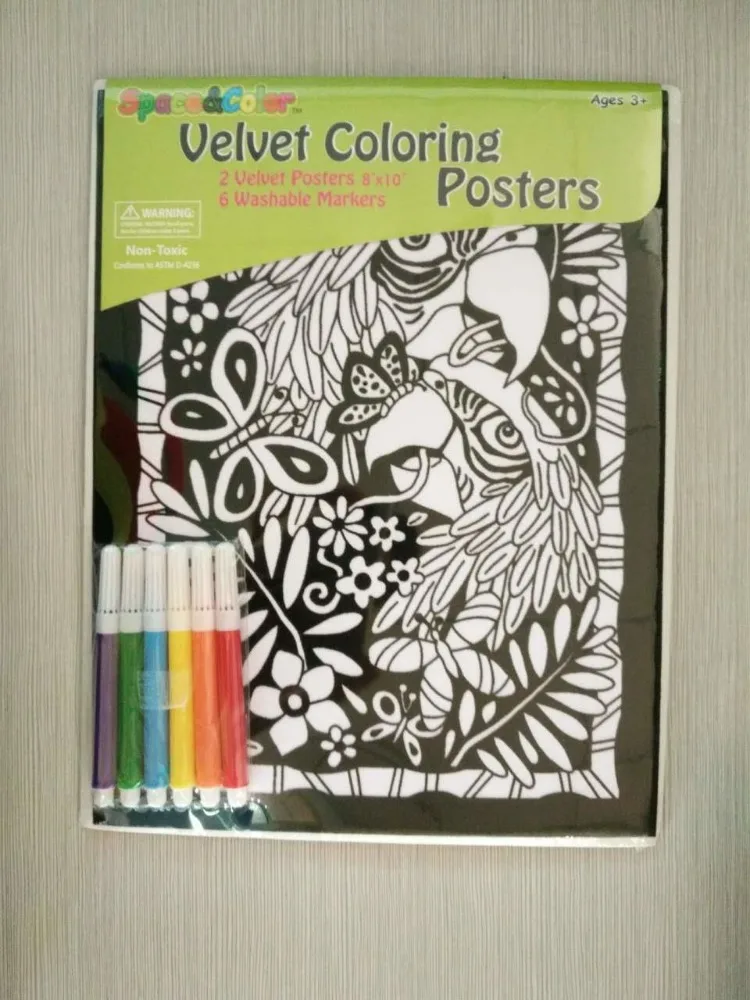 Velvet Coloring Posters - 8 x 10