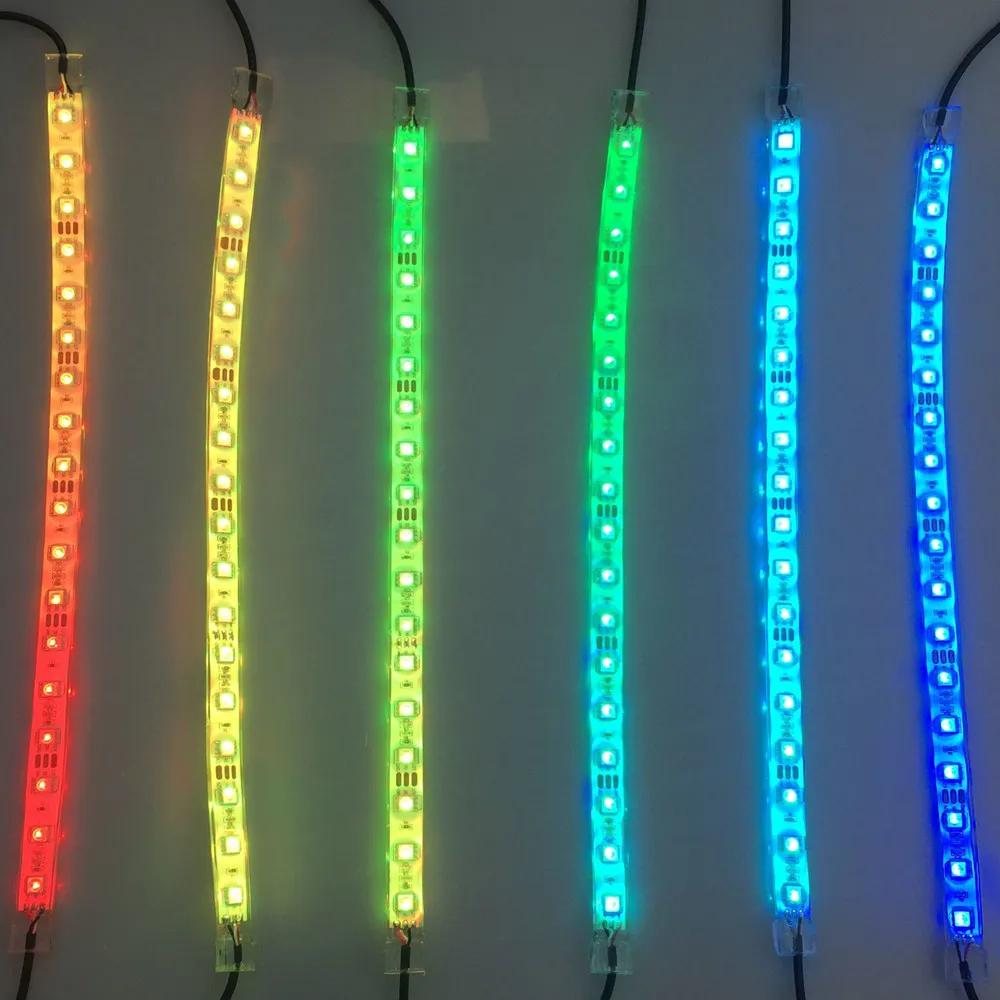 hohe lumen millionen farbe motorrad streifen unter glühen akzent led licht  kit motorrad felge pod licht mit fernbedienung