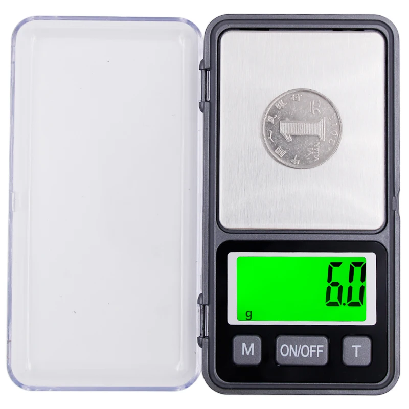 Electronic Digital Pocket Scale 0.1g-500g Precision Mini Jewelry Weighing Scale 