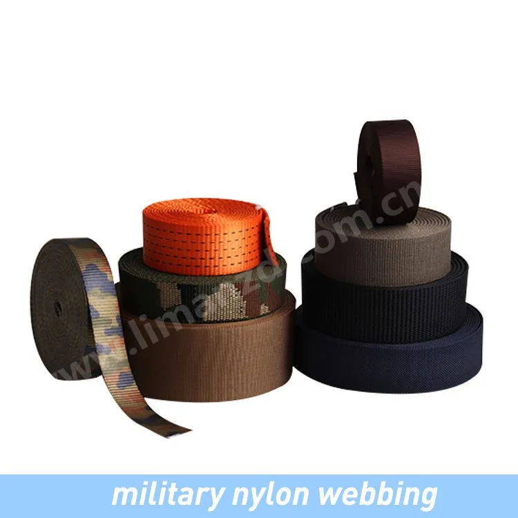 1 Inch Nylon Webbing For Bags Strap In Stock Liman Ribbon Factory Wholesale