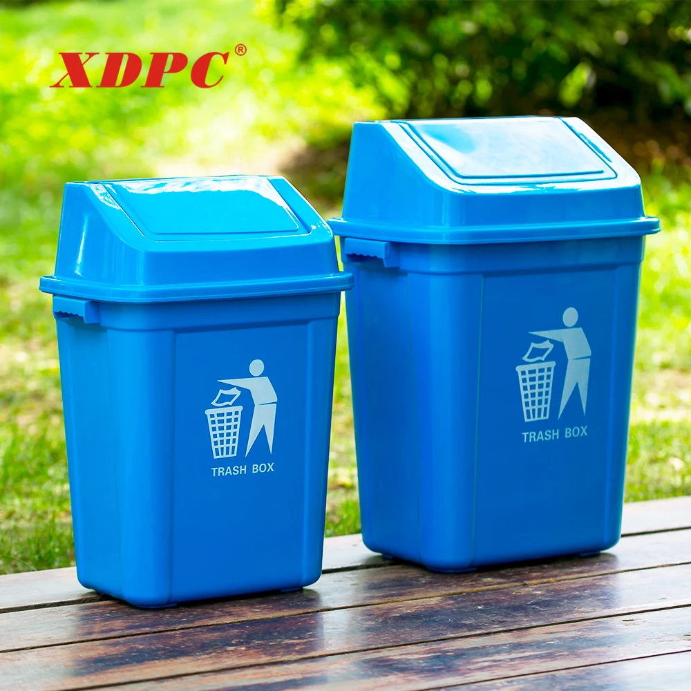 XDPC китайская фабрика мусорный барабан емкости для отходов пластиковые контейнеры переработки пищевых пыли отелей