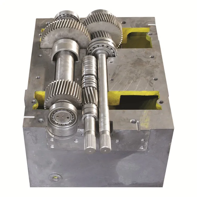 Rigid Tooth Parallel Shaft/Axis Co-rotating Twin Screw Plastic Extruder Gearbox Prices Good and Quality Superior