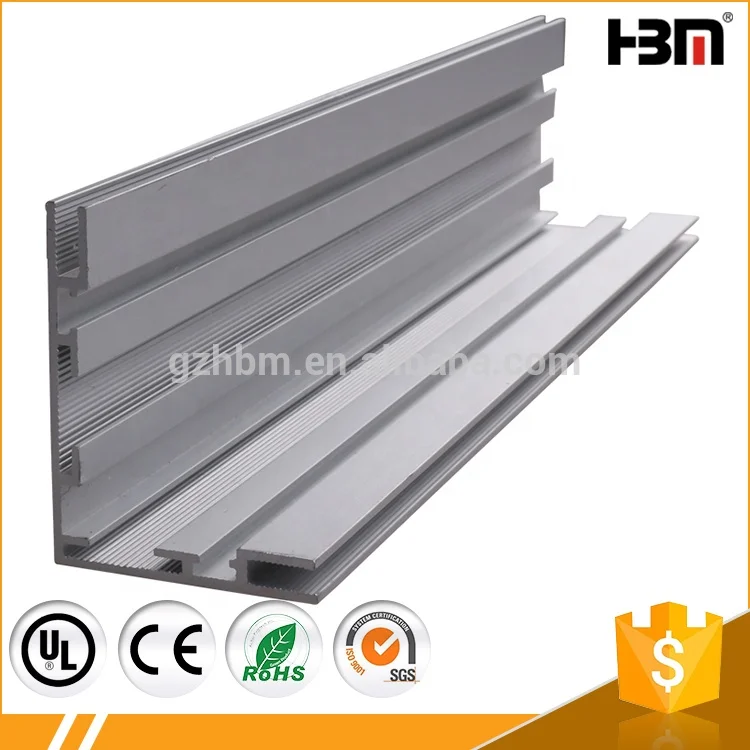 65mm Depth Seg Aluminum Extrusion Profiles Frameless Fabric Lightbox Frame Silver Color  Certified Decorations