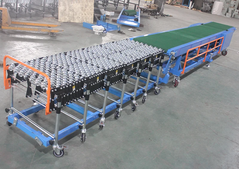 Truck Loading and Unloading Conveyor Belt