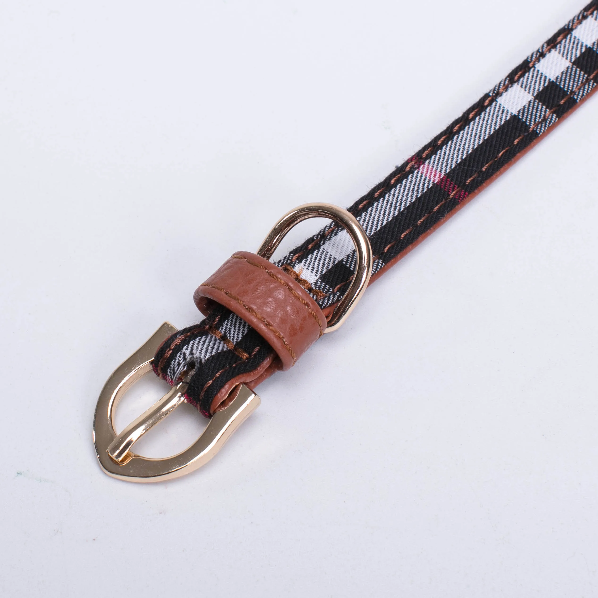 Оптовая продажа кожаный плед галстук бабочка собака ошейник