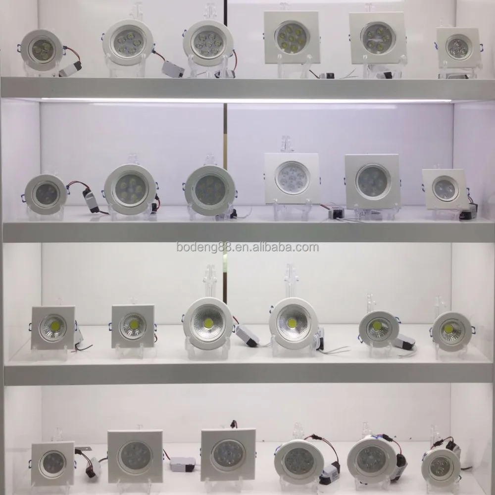 Светодио дный LED пластик и алюминиевая лампа 7 Вт 2700LM-6500LM COB потолок круглый 5 Вт 3 Вт светильники для выставочного зала