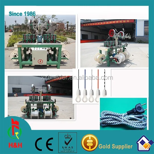 
32 шпинделя мобильного телефона кабель для передачи данных/мобильного телефона линии передачи данных с высокой скоростью слойной обмоткой стекловолокном оплёточная машина/машина для оплеточная машина 