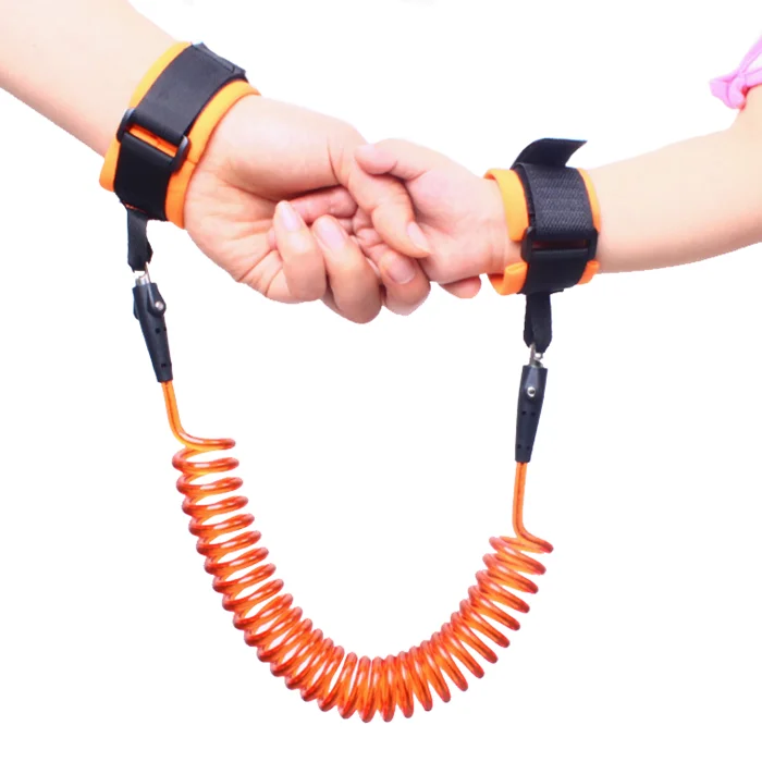 Kid Safety Anti lost Band Link Harness Toddler Child Baby Wrist Strap Belt Orang 