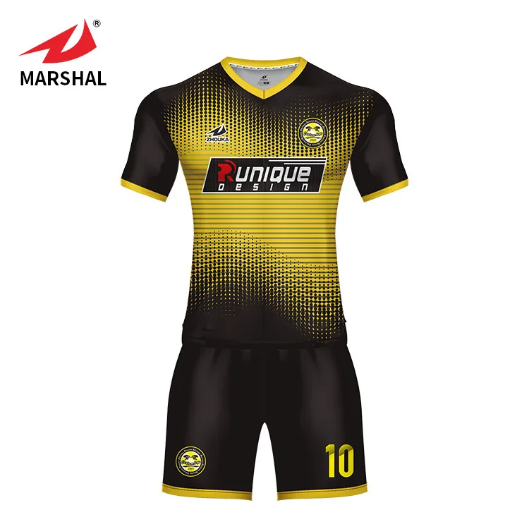 Wholesale European Club Boys XXL Black Yellow Soccer Jersey Outlet/Soccer  Wear Jersey From m.