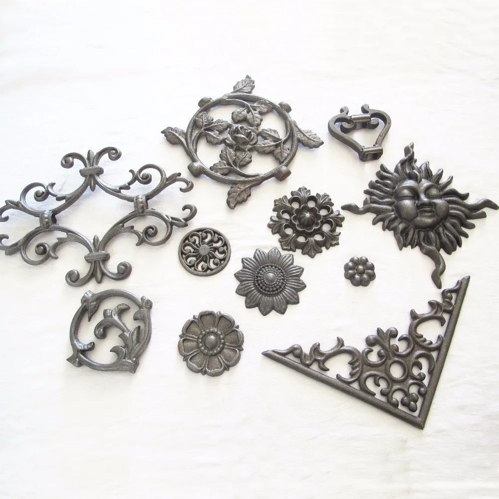 Source accessories ornaments parts wrought iron wholesale
