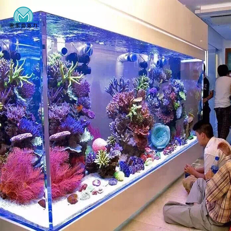 Best Price Custom  Size Rectangular Super Transparent Aquarium Fish tank Large Acrylic