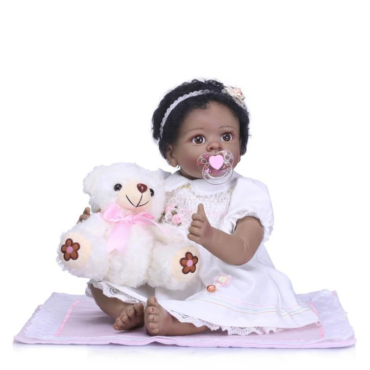 58cm Silicone Reborn Baby Dolls Boneca Reborn Realista Fashion Doll for  Princess Child Gift Latest New Bebes