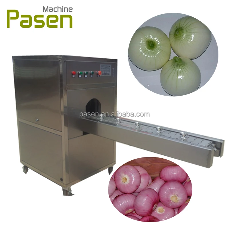 Onion Cutter Onion Head and Tail Cutting Machine - China Honest Industry &  Trade