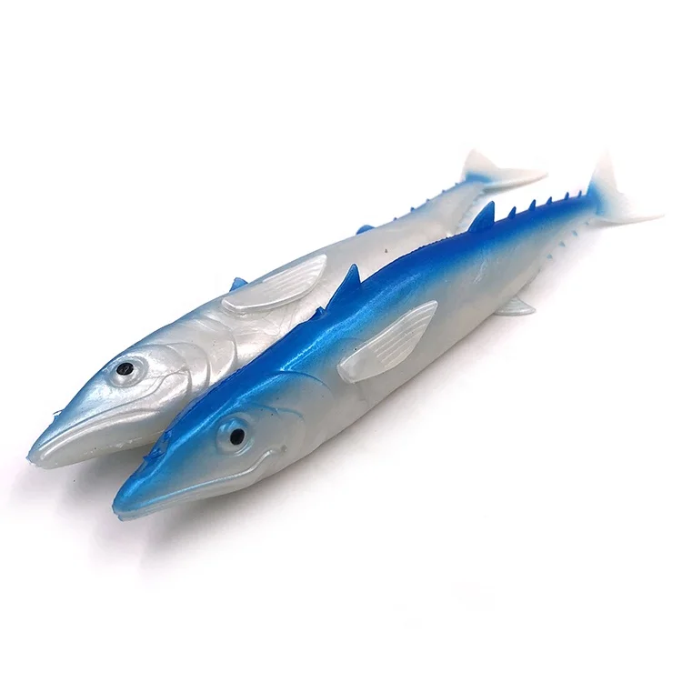 Soft Plastic Artificial Ballyhoo Lures Sea Striker Ballyhoo Rig