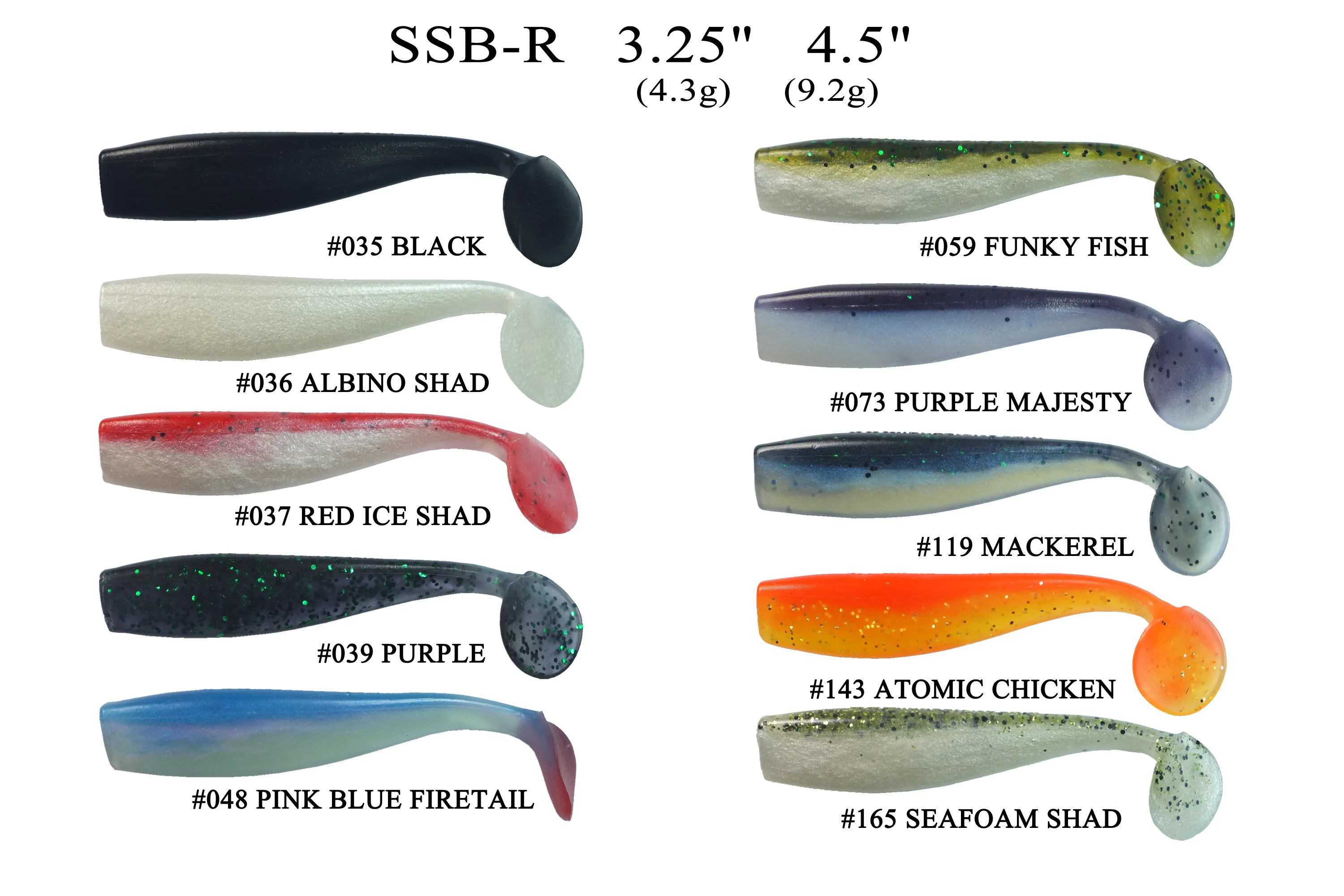 Wz Ssb Artificial Wholesale Shad Soft Plastic Fishing Lures Baits Swimbait Silicon Fish Baits