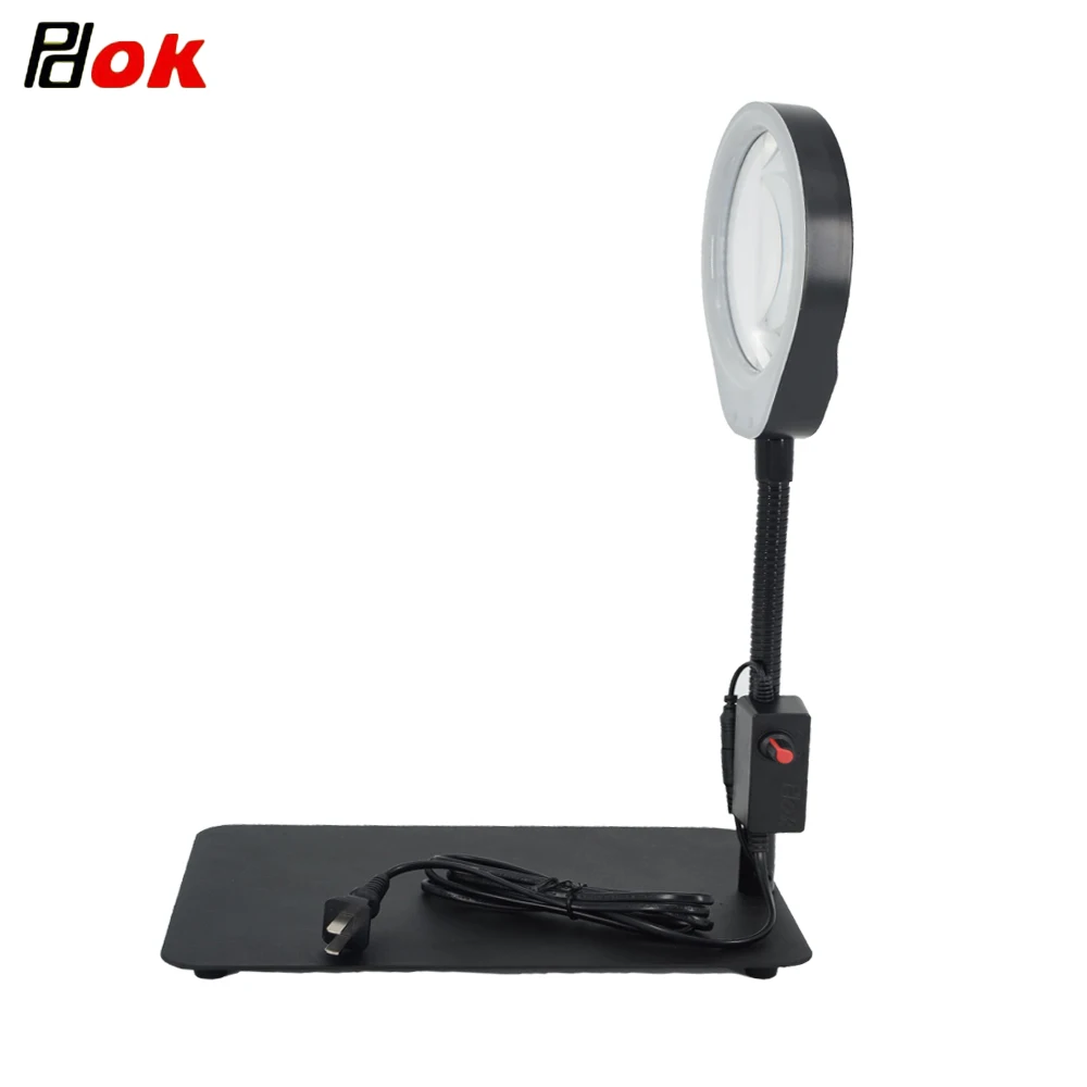 pd-032c 10x large magnifying glass optical