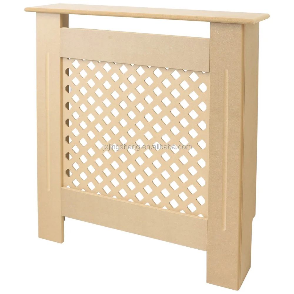 Unpainted MDF Radiator Cover Heater Home Radiator Cover