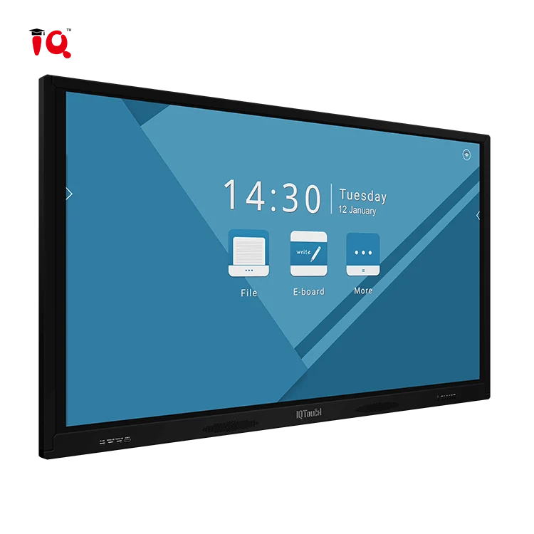 98 inch window and Android smart tv board LCD touch monitor 4K flat screen interactive flat panel