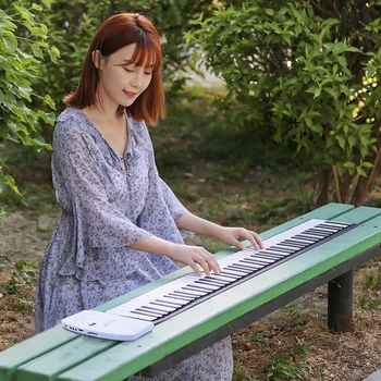 Hot sale silicone roll up piano waterproof 88-key digital keyboard piano