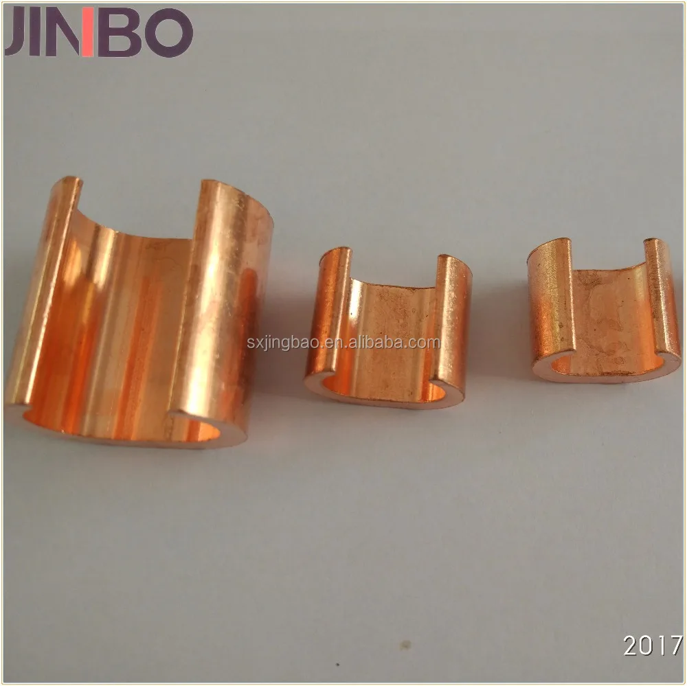 Heavy Duty Earthing Grounding C Type Wire Connection Clamp Electric Copper Cable Clamps