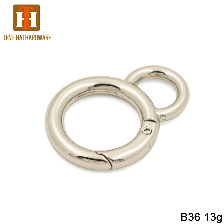 handbag buckle ring metal gate o