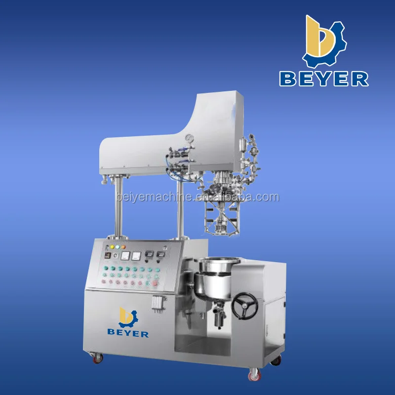 Small Size Stainless Steel Laboratory Vacuum Emulsifier Mixer,Cosmetic