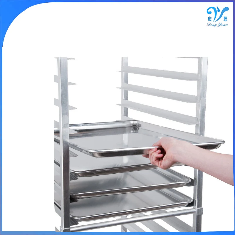 Edelstahl Backen Pan Regal 15-storey,Backblech Rack Trolley