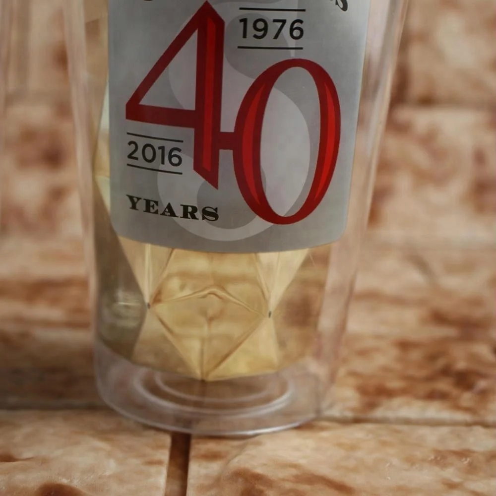 Стакан с соломинкой золотистые и розовые двухстенные питьевые чашки кофейные кружки 16 унций нестандартная Алмазная чашка купольной