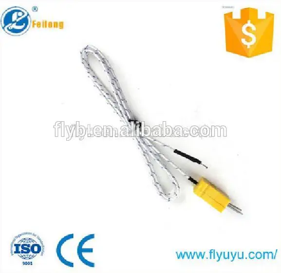 wired j type industrial thermocouple skin temperature sensor j type thermocouple