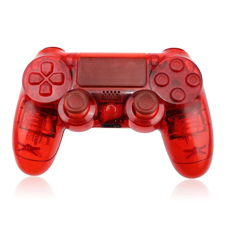 Transparent Red Controller Shell For Ps4 Sony Playstation Cover Case - Buy For Ps4 Controller Shell Transparent,Controller Shell For Ps4,For Ps4 Controller Cover Case Product on