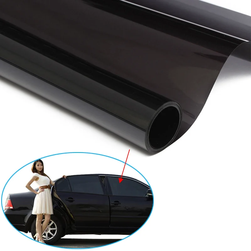 Black Window Tint Film Auto Car Office Tinting Kit Medium 35 50x300cm Ebay