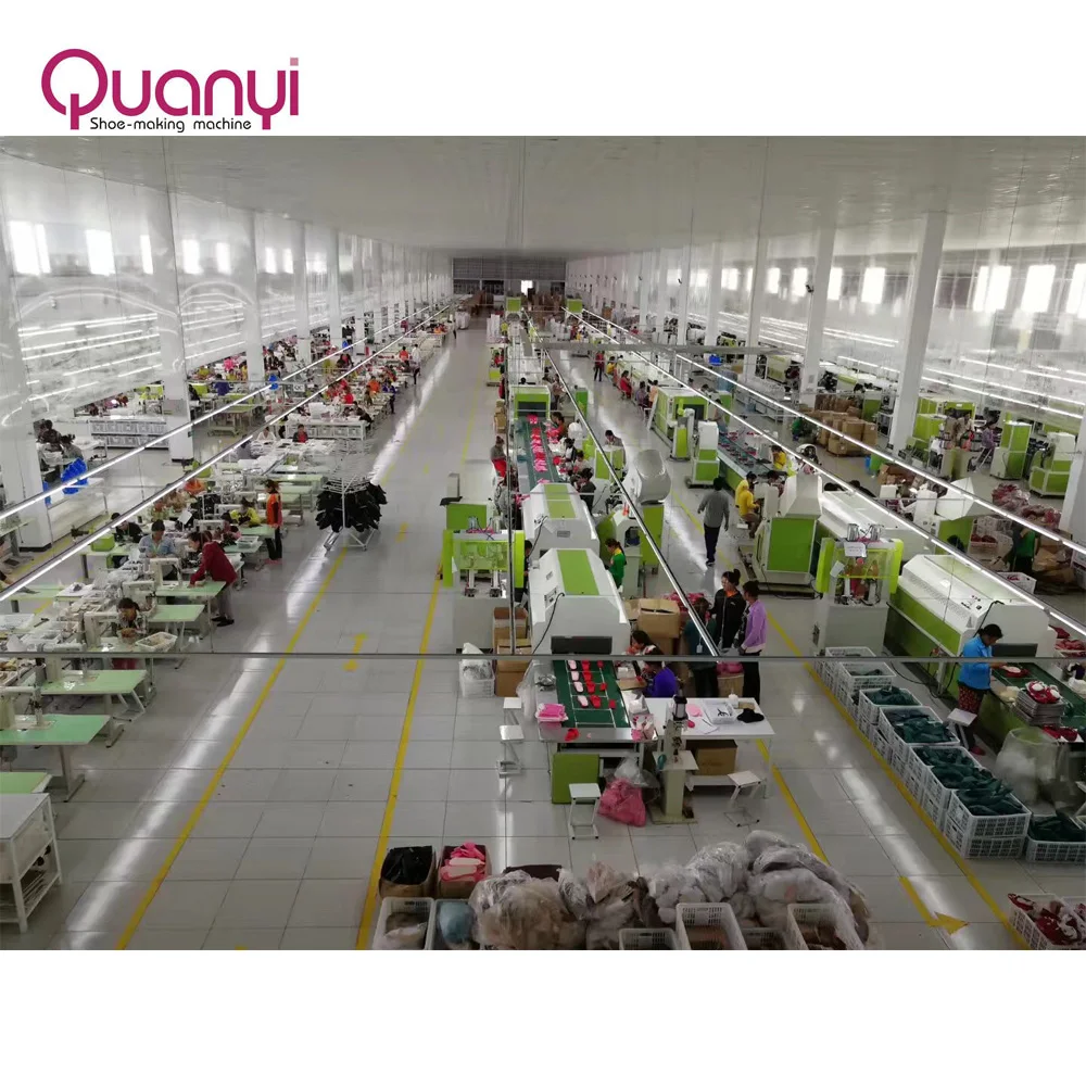 Men Shoe Making Machine Turnkey Project in China Activation Cementing Making Machine Line Shoe Machine