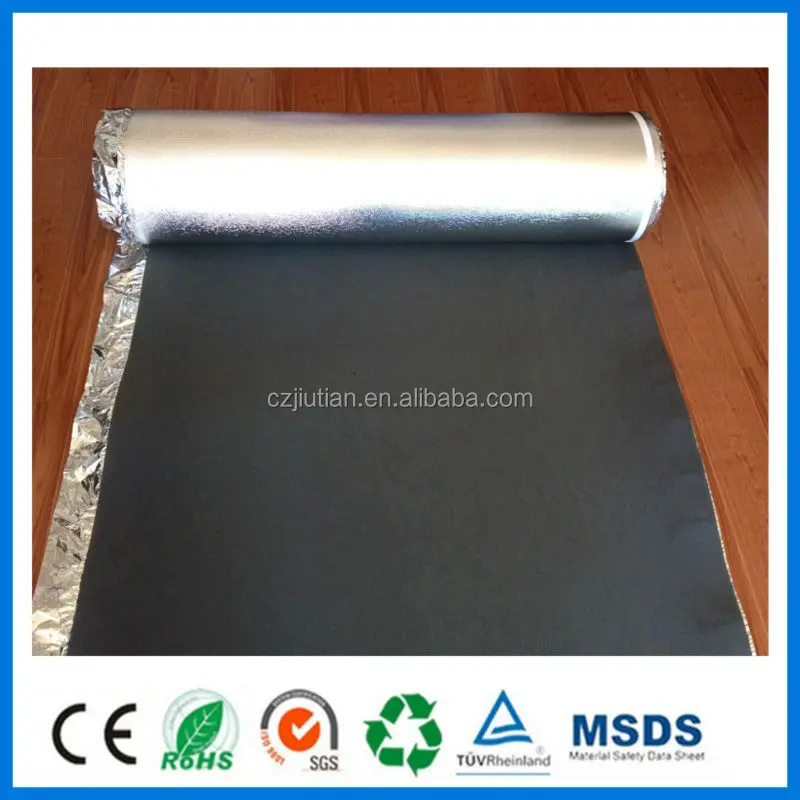 Black Eva Foam Waterproof Membrane Flooring Carpet Underlay With Aluminum Foil For Floor Product On Alibaba Black Eva Foam Waterproof Membrane