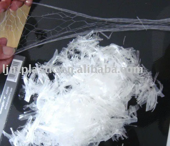 
Полипропиленовое Сетчатое волокно для бетона 