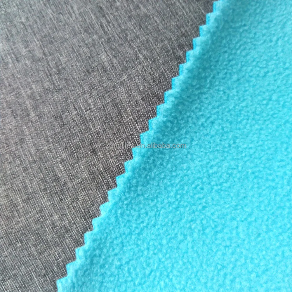 
 3-слойный воздухопроницаемая и Водоустойчивая ткань softshell приполюсная ватка скрепленная  