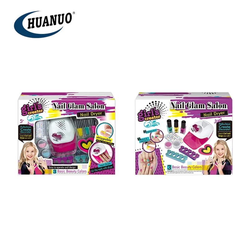 Сделай Сам, создай платье, красота, базовый набор для дизайна ногтей, сушилка, красочные детские лаки для ногтей