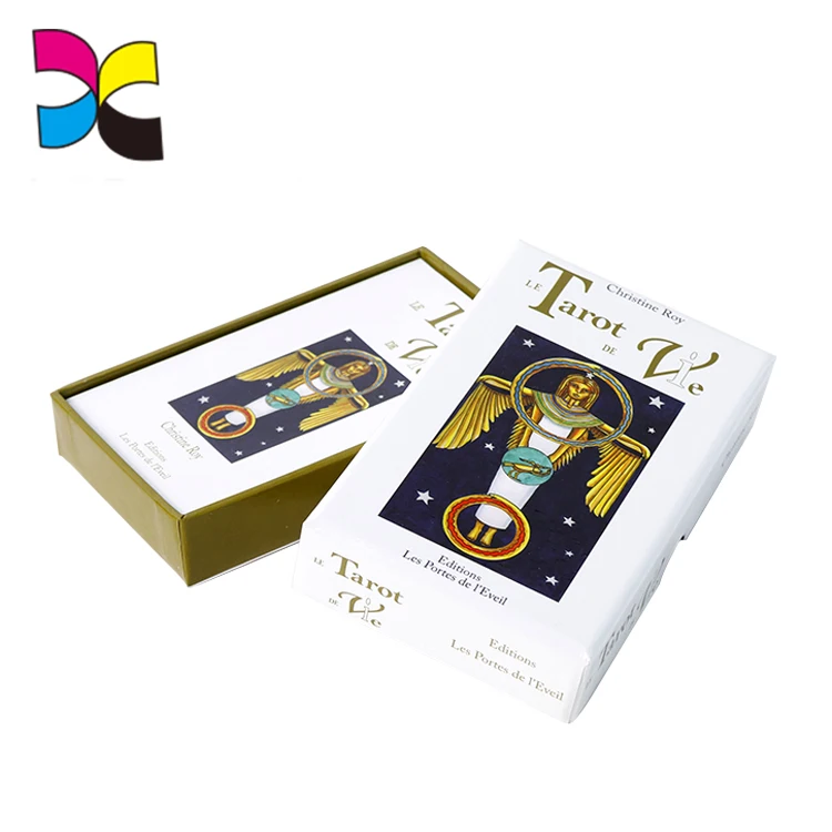Высокое качество упаковка коробки печать четырёхцветная автотипия Бумага для художественной печати обычай игра карты Таро